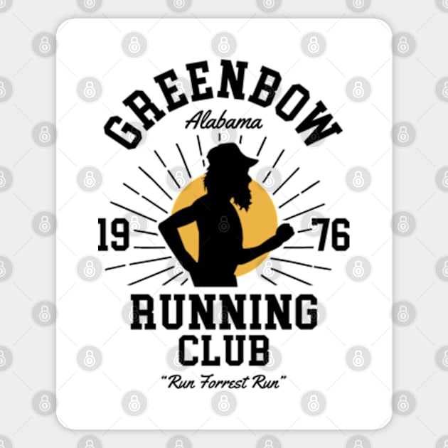 Greenbow Alabama Running Club Magnet by Three Meat Curry